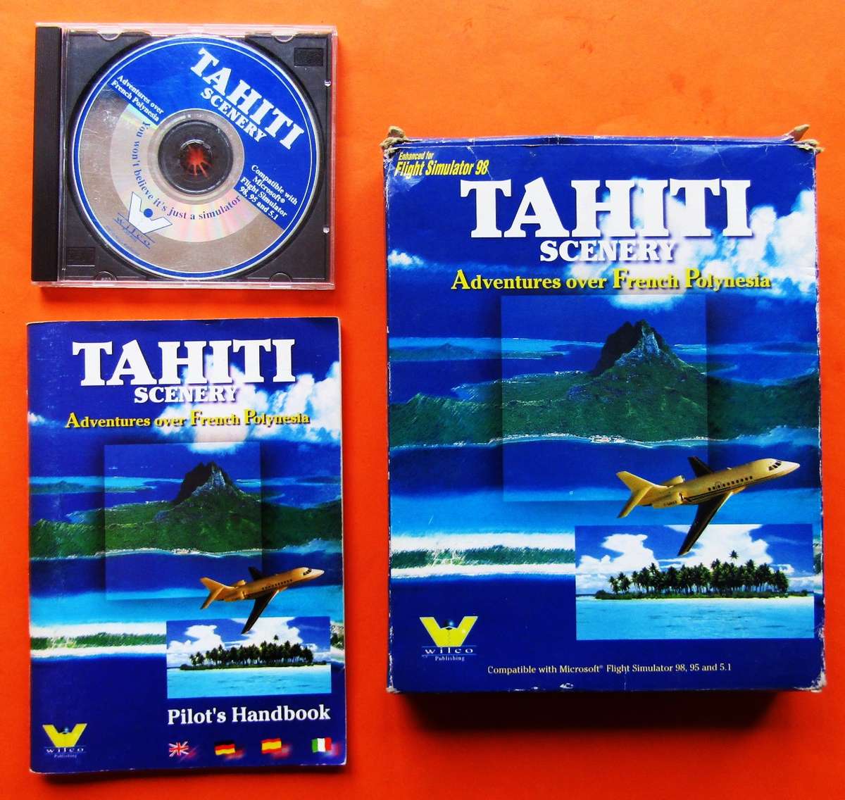 Tahiti Scenery for Flight Simulator 98 - Big Box PC Game