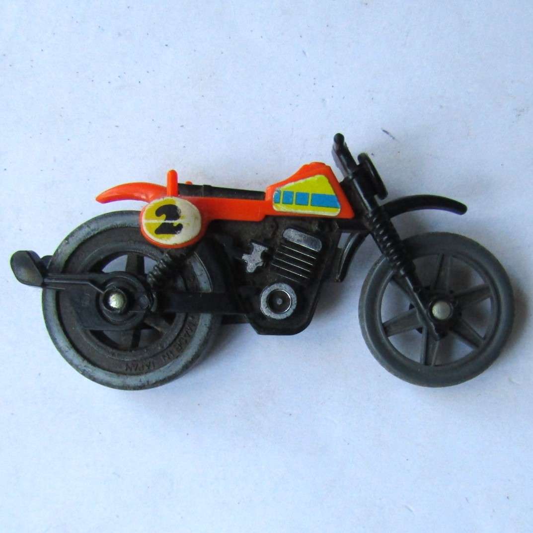 80's Tomy Made in Japan Pop Action Motorcycle