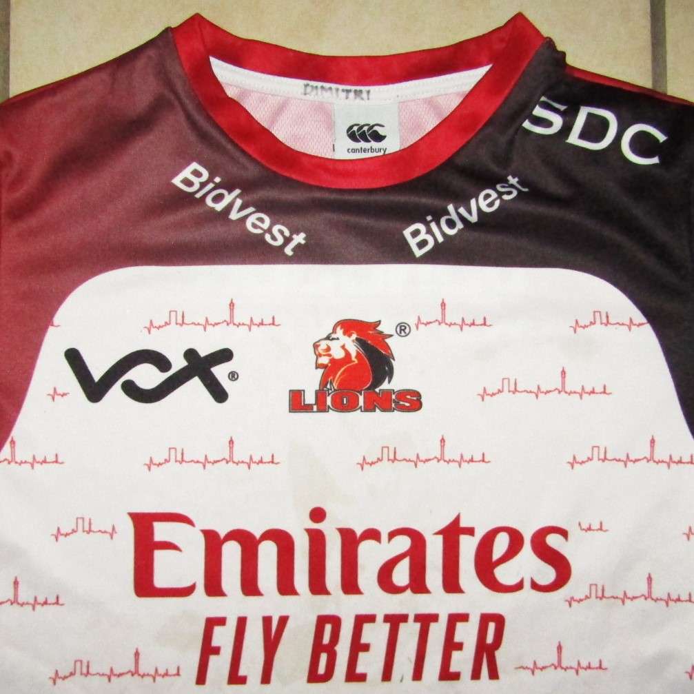 Old Lions Super Rugby Jersey - Kids Size 11/12