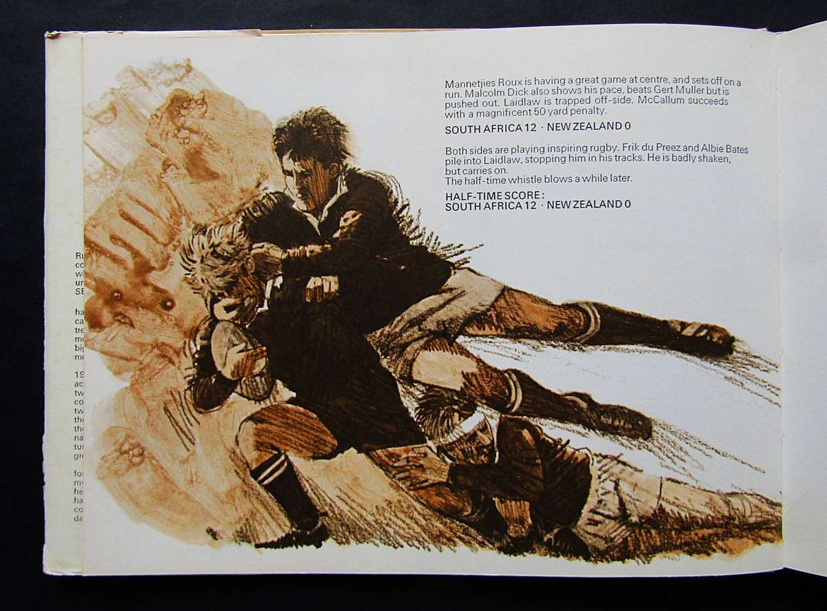 The Greatest Series - Springboks vs All Blacks - Hardcover Rugby Book (1970)