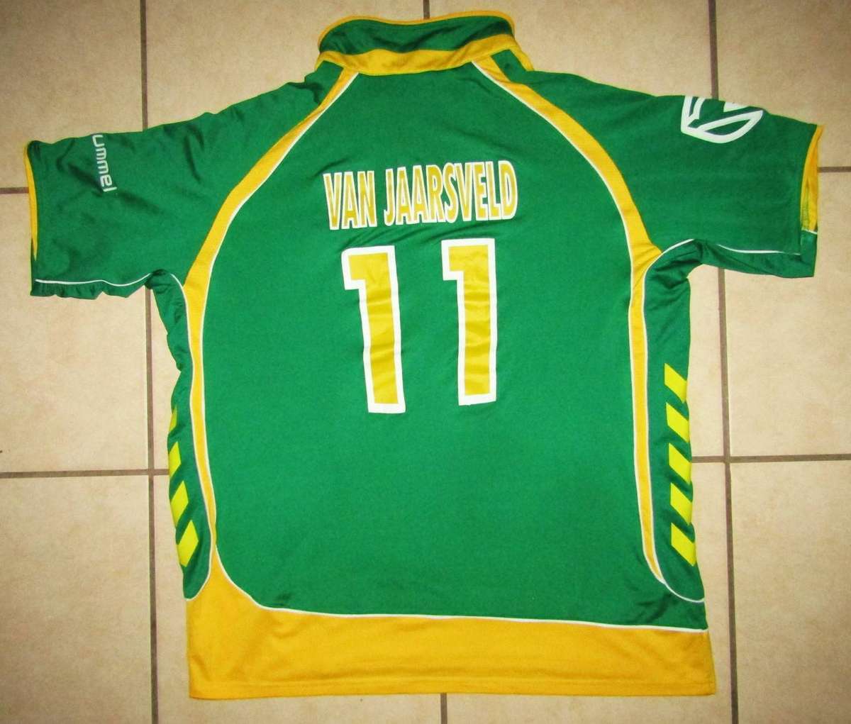Old SA Proteas Van Jaarsveld Players Cricket Jersey