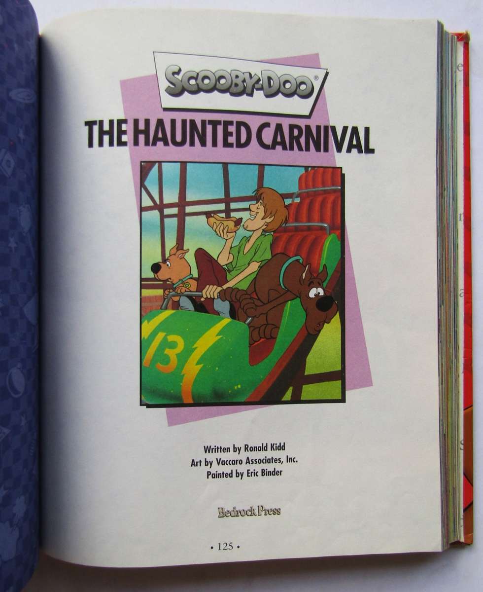 1995 Hanna Barbera Cartoon Classics Book - Flintstones, Yogi Bear, Scooby-Doo, Jetsons