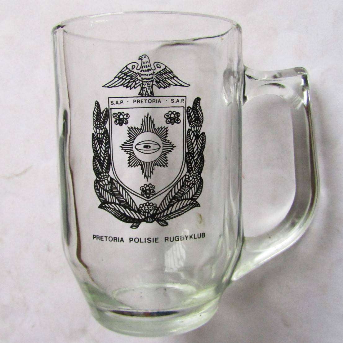 Old Pretoria Police Rugby Club Beer Mug