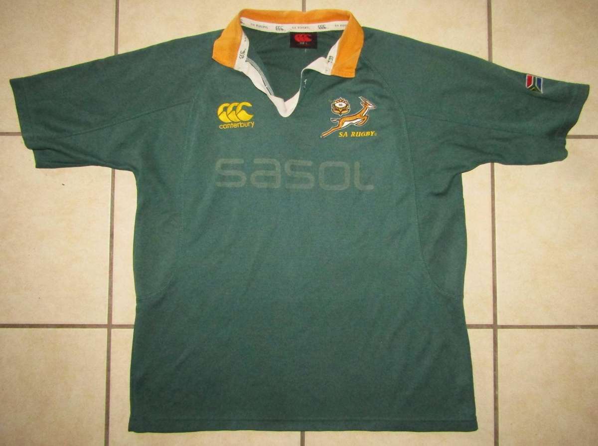 Old Springbok Rugby Jersey - Large Size