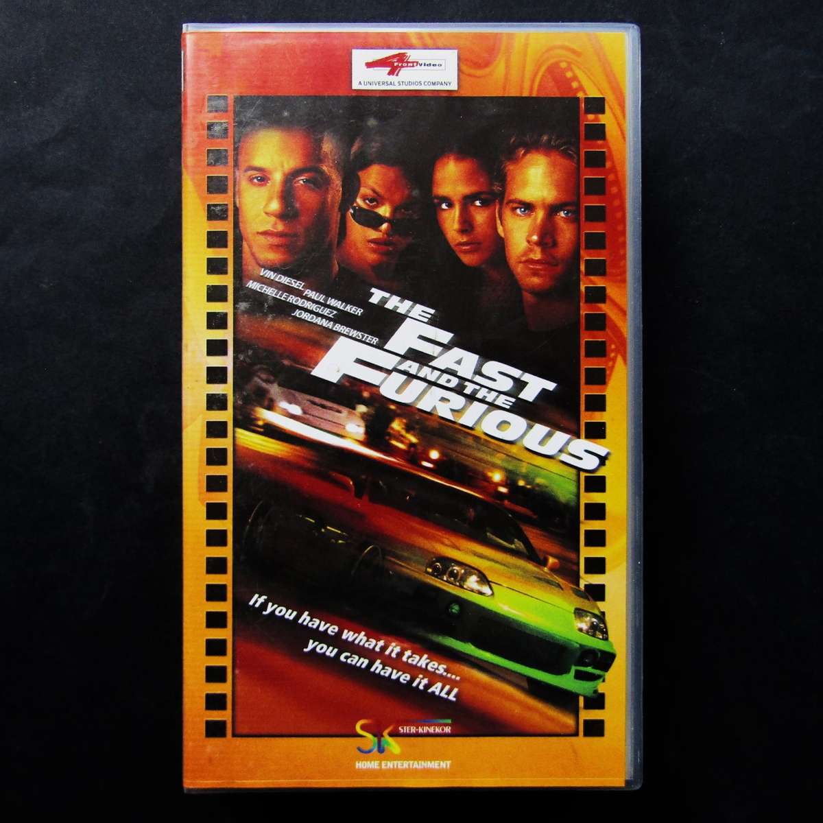 The Fast and the Furious - Movie VHS Tape (2001)