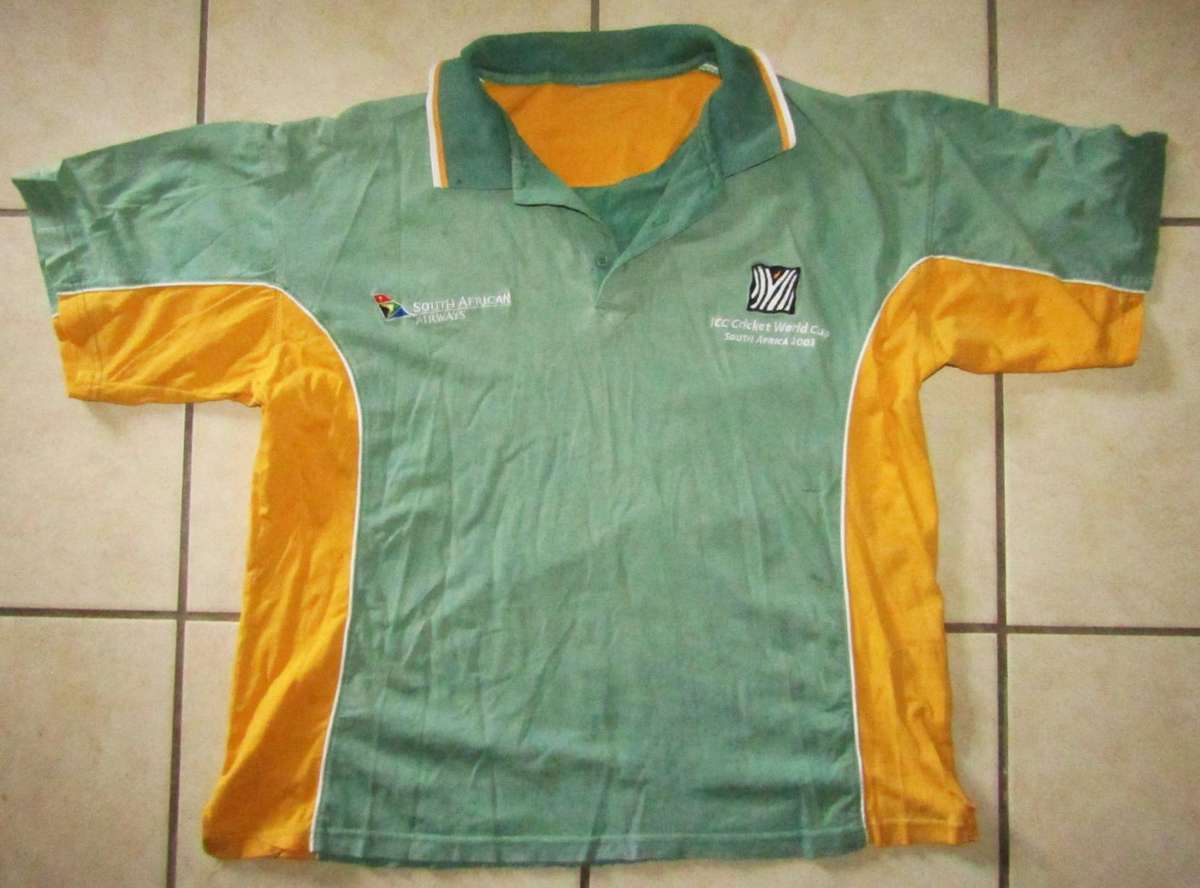 2003 World Cup South Africa Cricket Jersey - Large Size