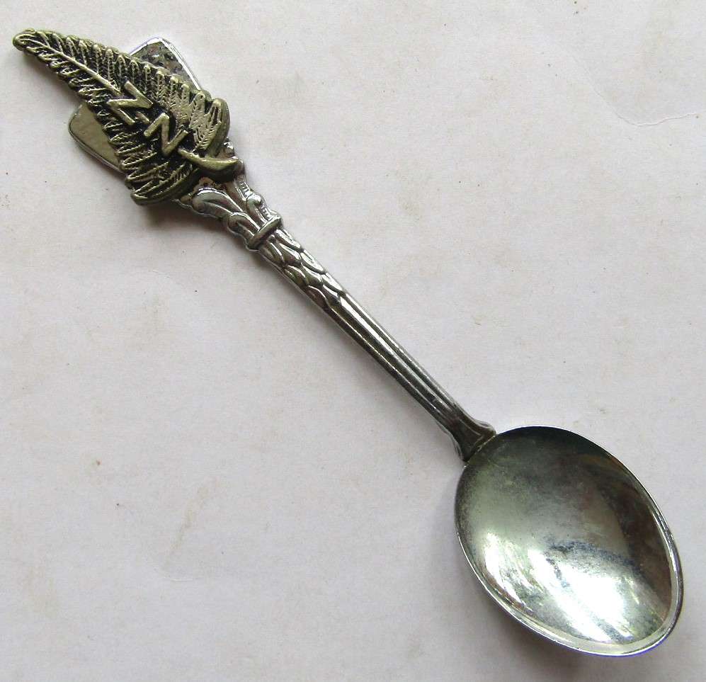 Old New Zealand Rugby Crested Spoon
