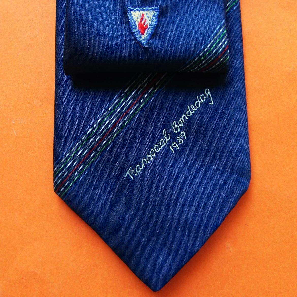 1989 Transvaal Bondedag Rugby Neck Tie