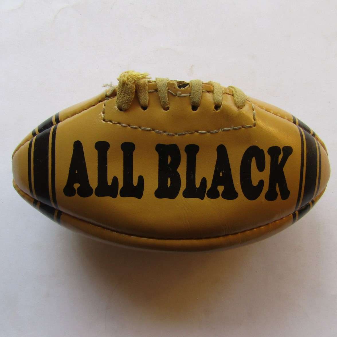 Old All Black Midi Size Rugby Ball