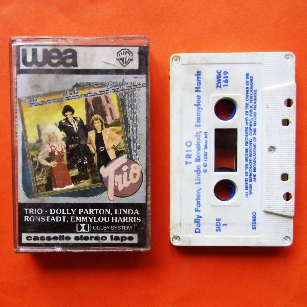 Trio - Dolly Parton - Cassette Tape (1987)