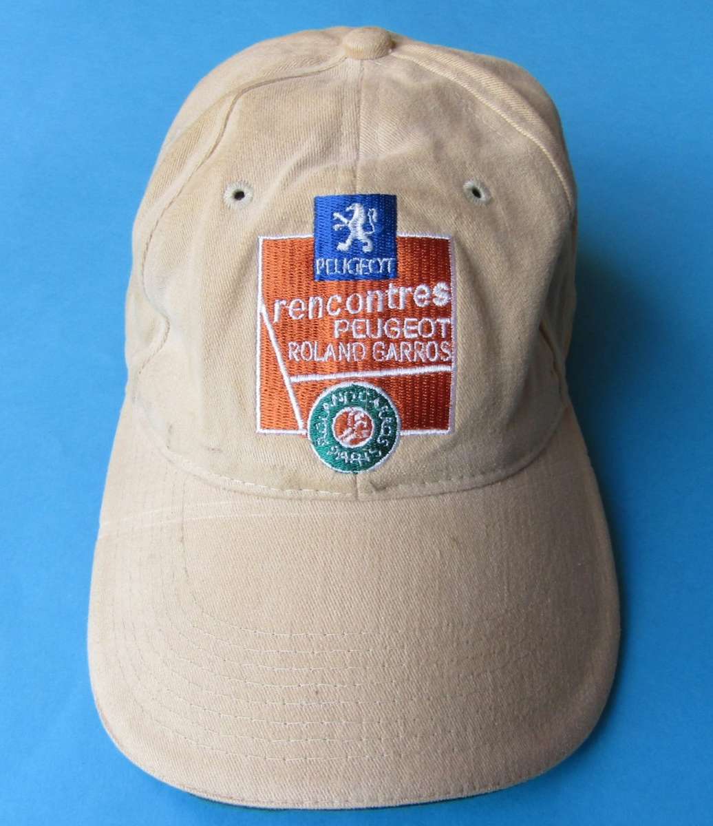 Old Peugeot Roland Garros Tennis Cap