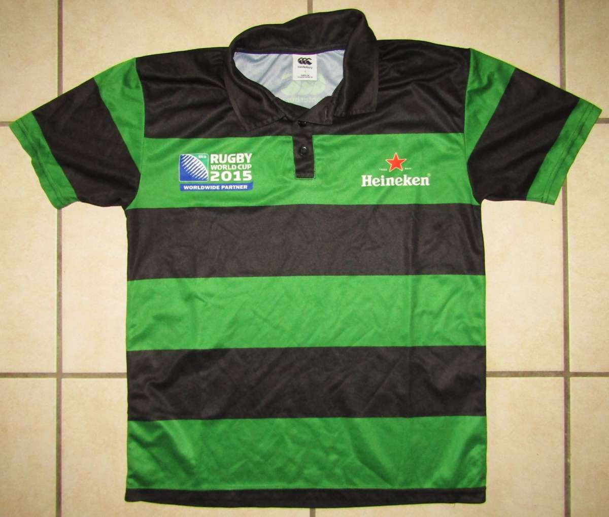 2015 World Cup Heineken Rugby Shirt - Small Size