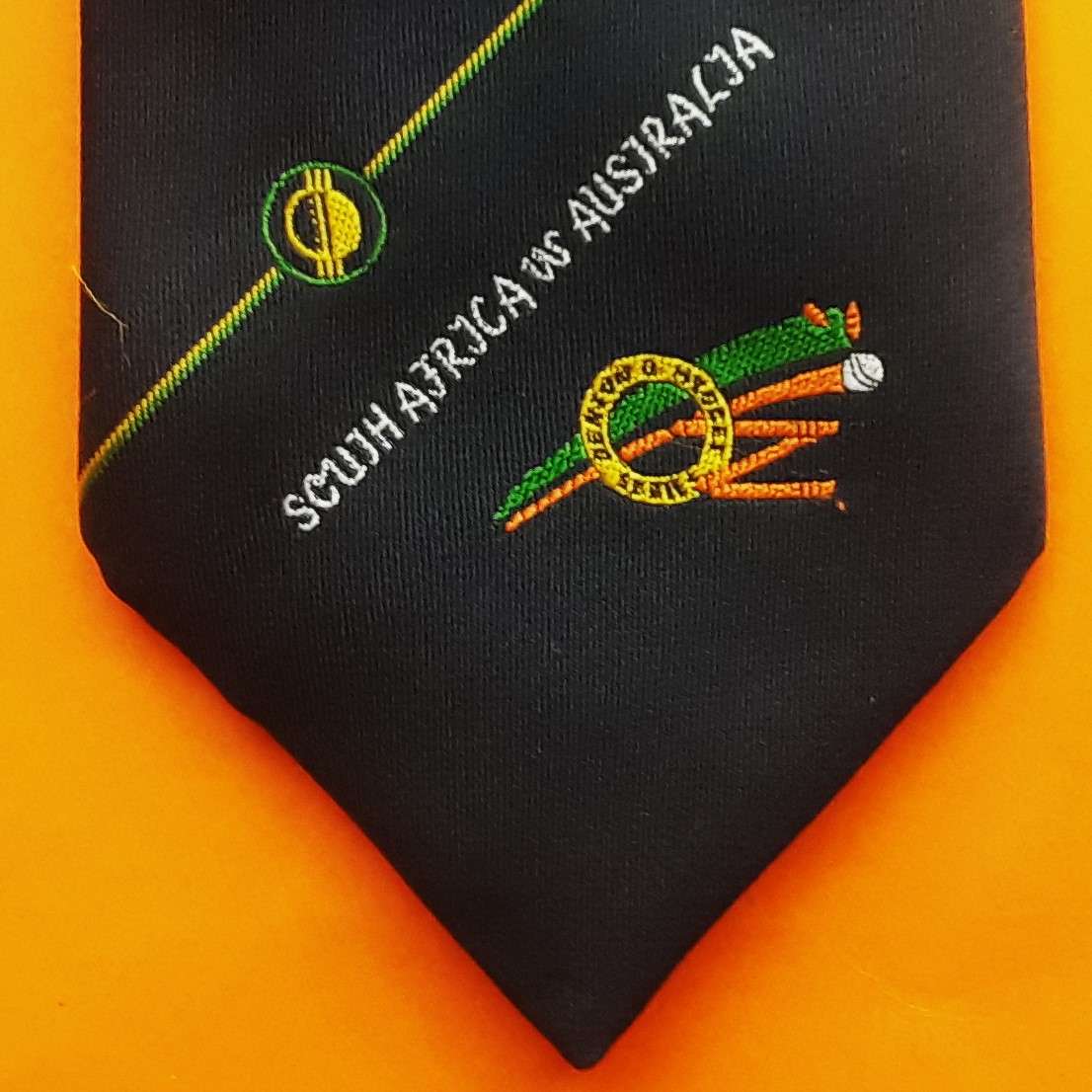 Old South Africa vs Australia Benson & Hedges Cricket Neck Tie