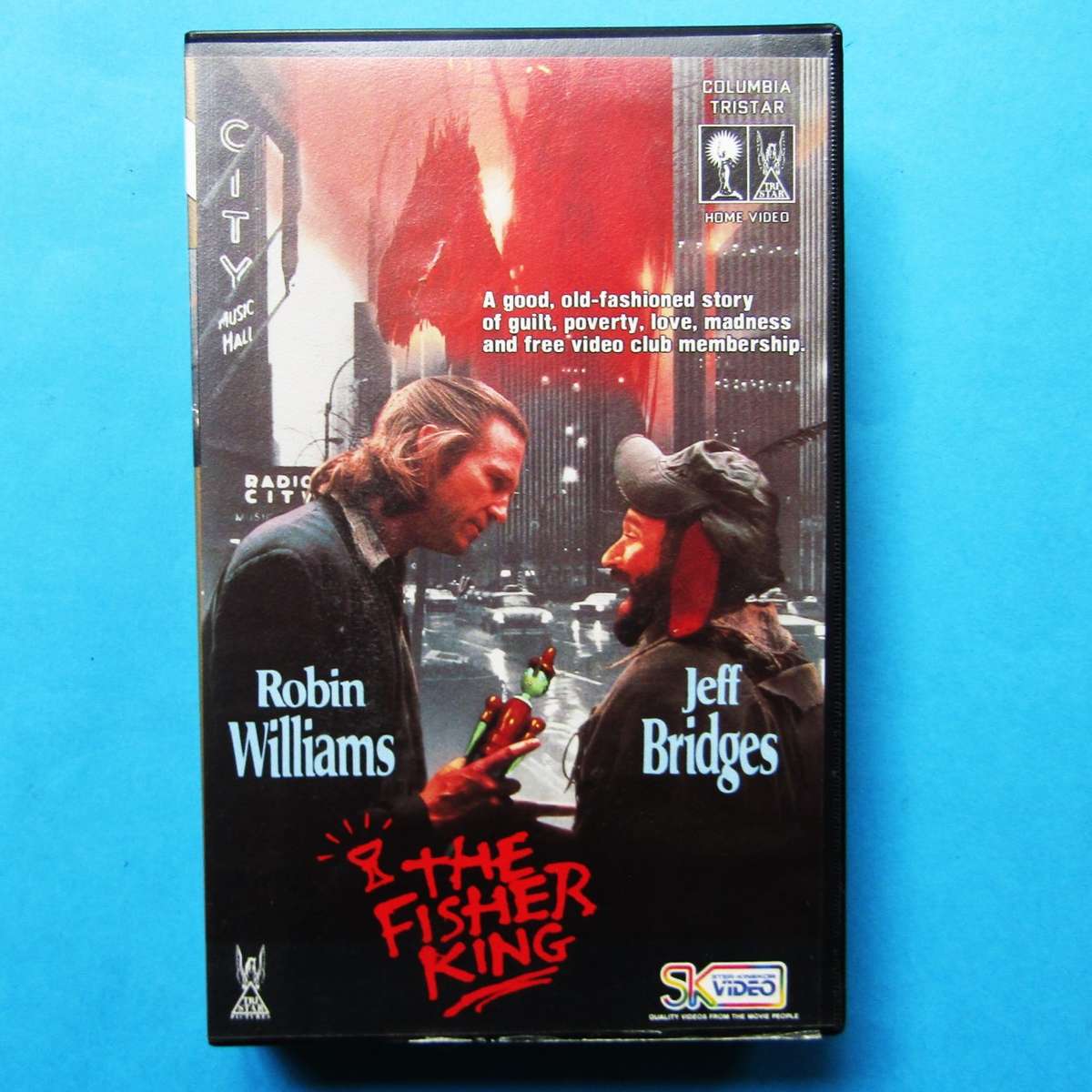 The Fisher King - Robin Williams - Dark Comedy Movie VHS Tape (1992)