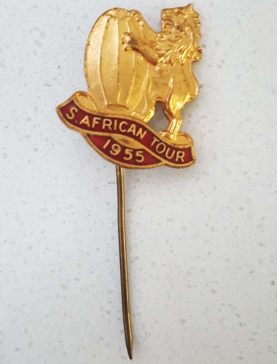 1955 British Lions Rugby Tour to South Africa Lapel Pin Badge