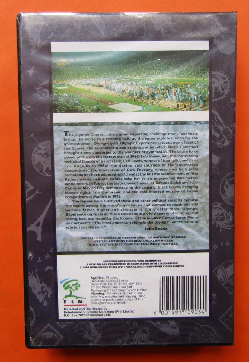 NEW Sealed - Olympic Experience - VHS Video Tape (1988)