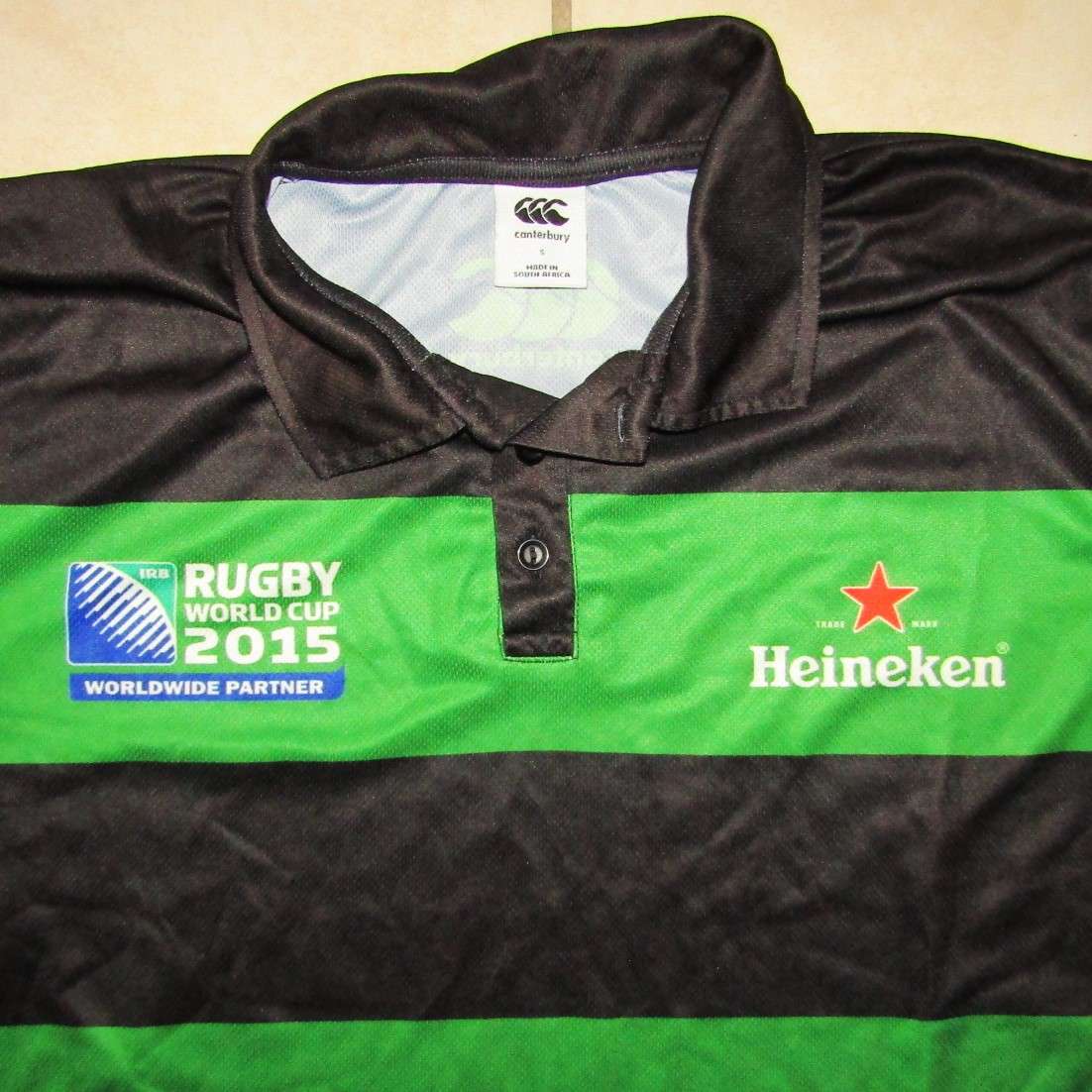 2015 World Cup Heineken Rugby Shirt - Small Size