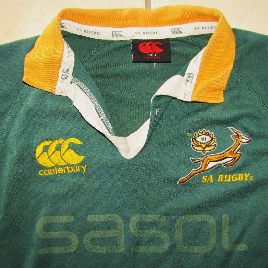 Old Springbok Rugby Jersey - Large Size