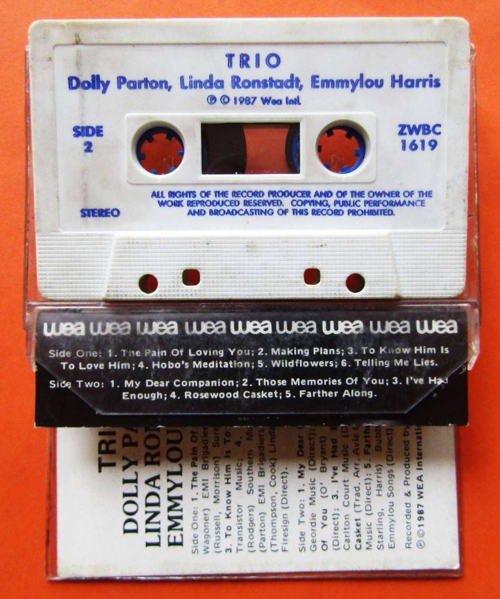 Trio - Dolly Parton - Cassette Tape (1987)