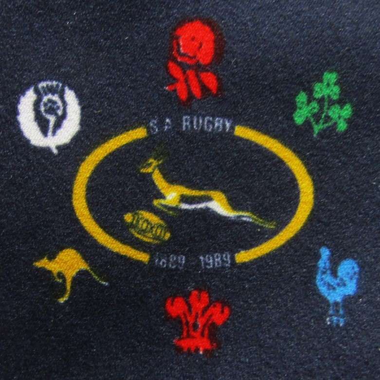 1989 SA Springbok Rugby 100 Year Neck Tie