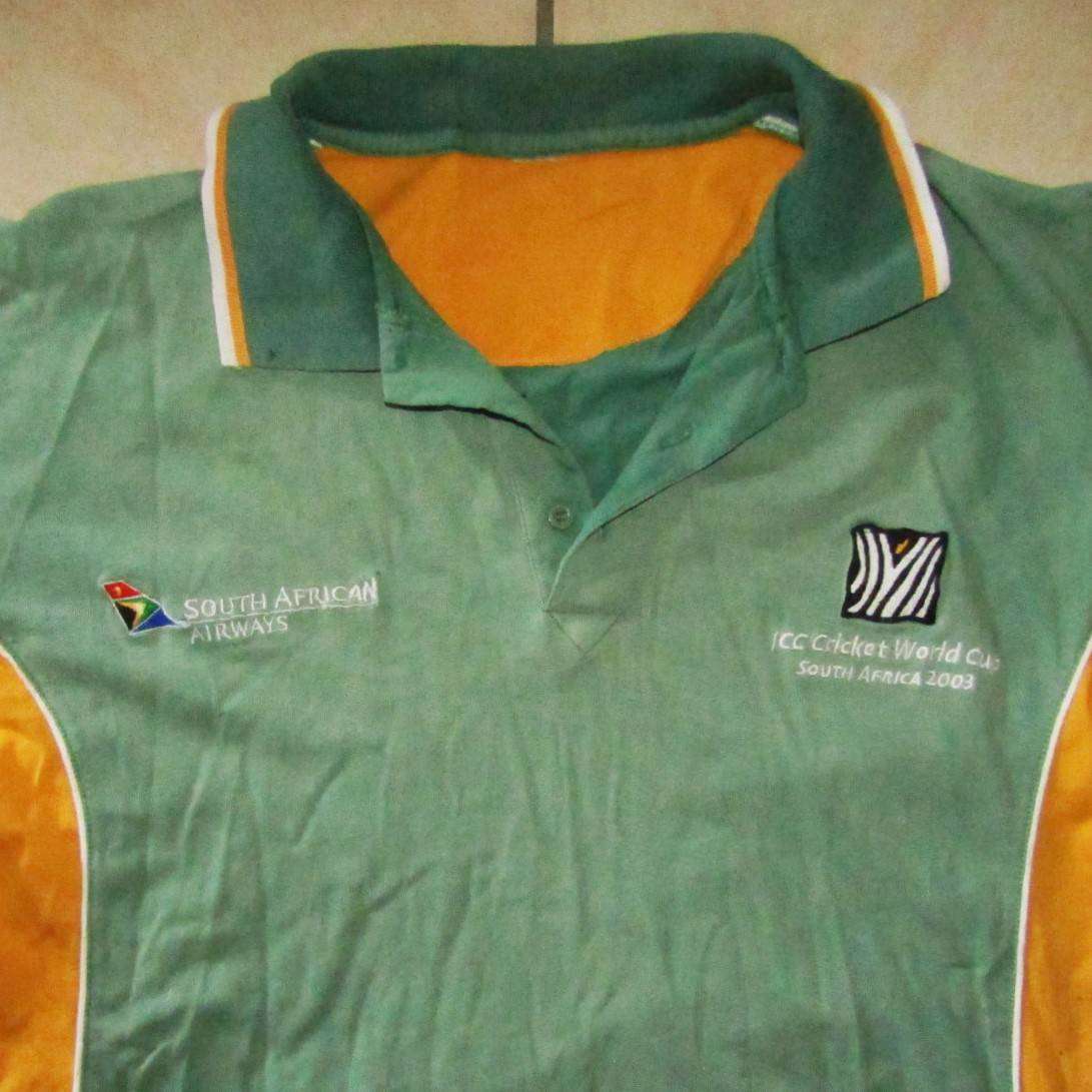 2003 World Cup South Africa Cricket Jersey - Large Size