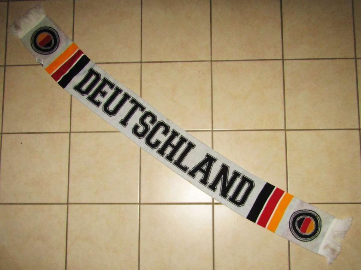Old Deutschland German Football Supporter Scarf