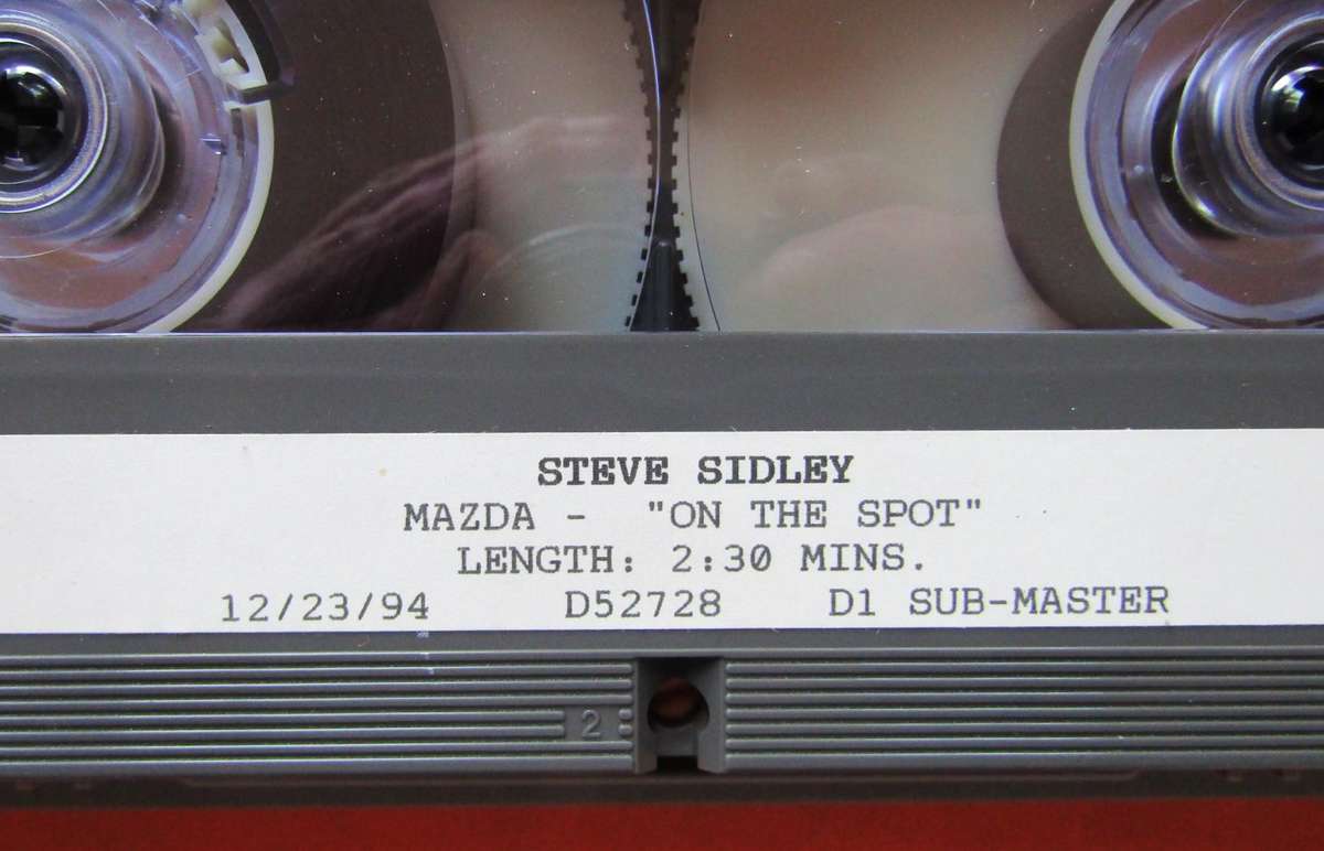 Large Sony D1M-12 19mm Video Cassette