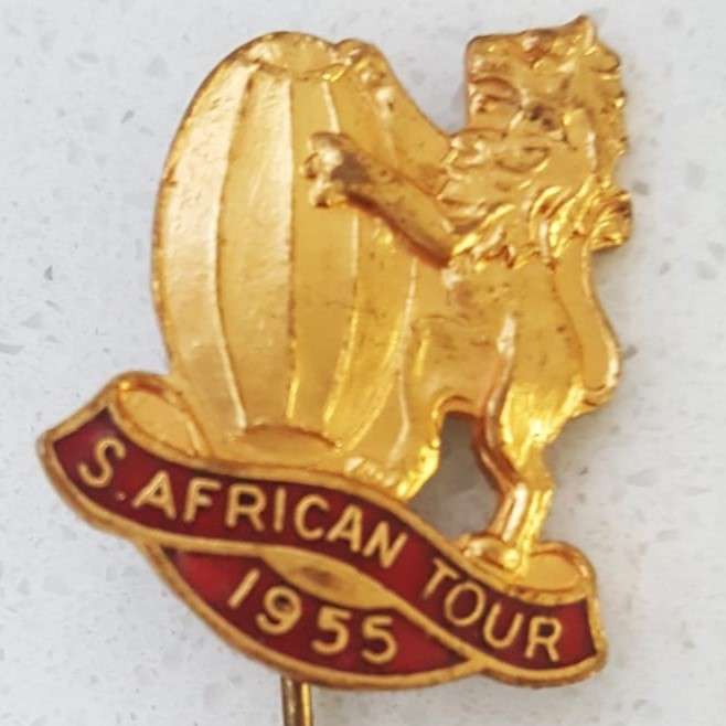 1955 British Lions Rugby Tour to South Africa Lapel Pin Badge
