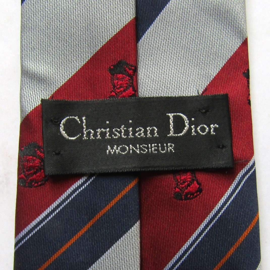Richelieu Brandy Neck Tie by Christian Dior