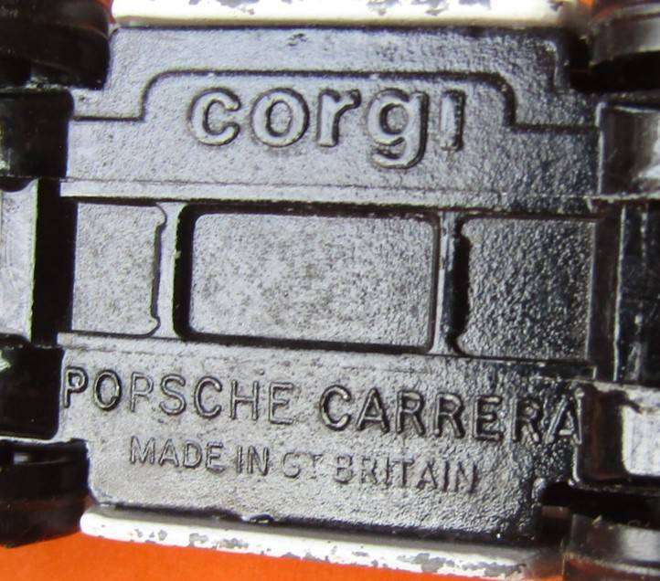 Old Corgi Porsche Carrera Car