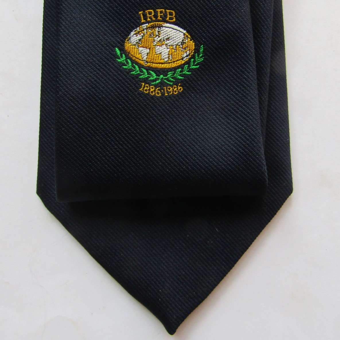 1986 International Rugby Football Board Neck Tie