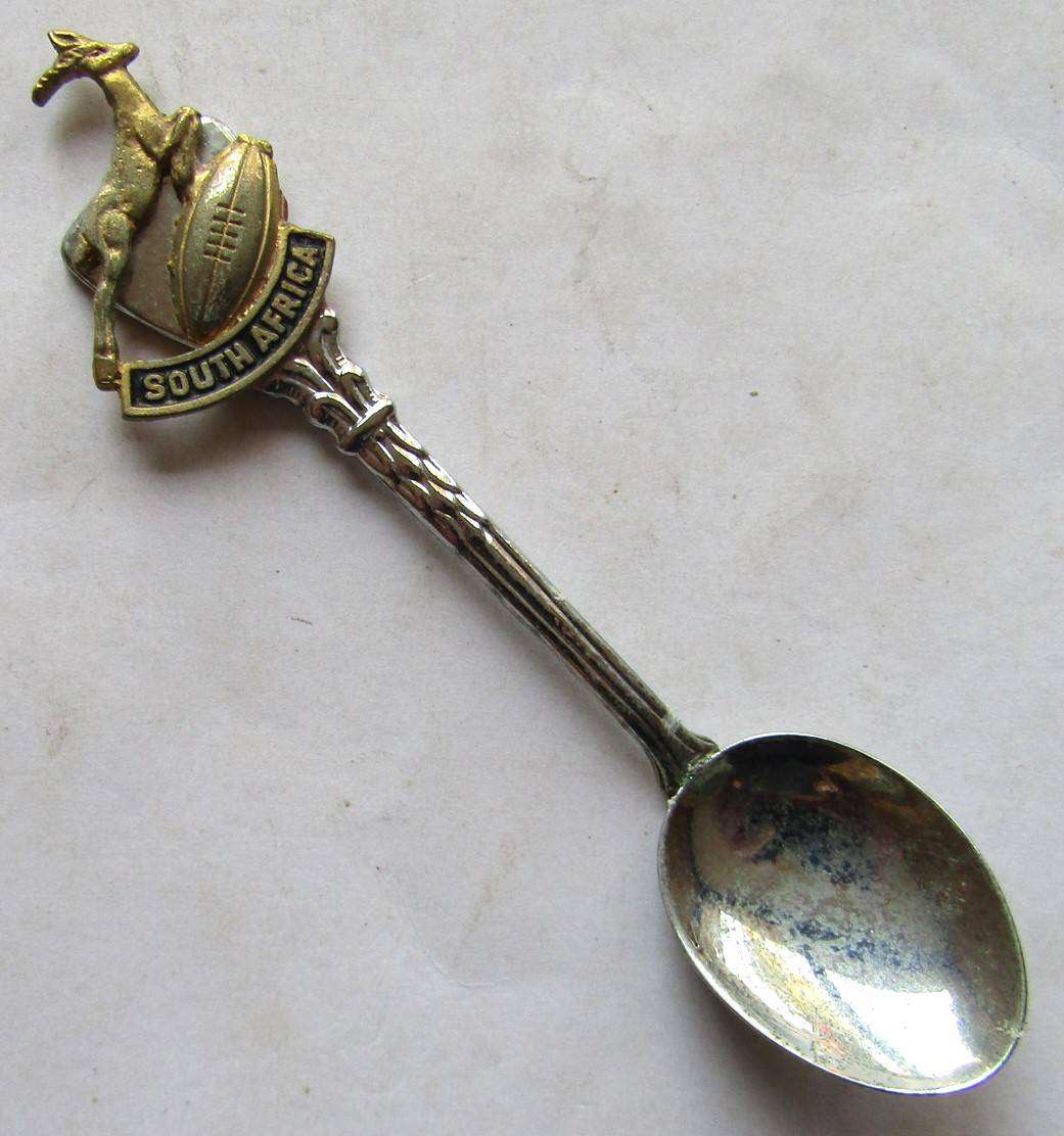 Old Springbok Rugby Crested Spoon