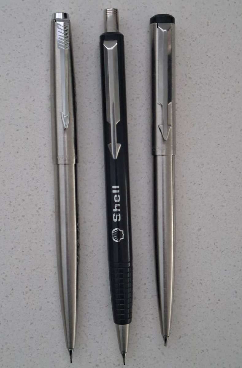 3 Old Parker Pencils