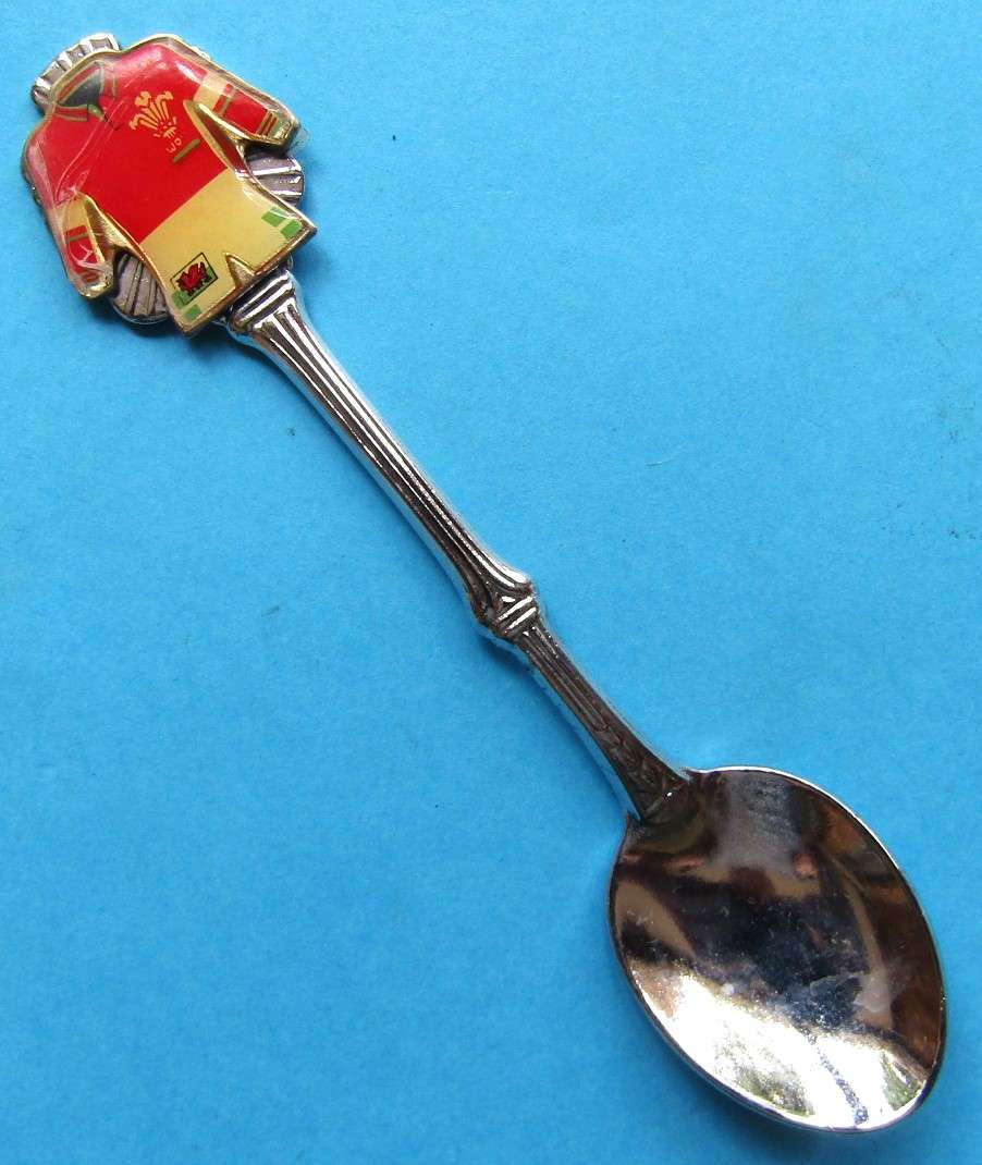 Old Wales Rugby Crested Spoon