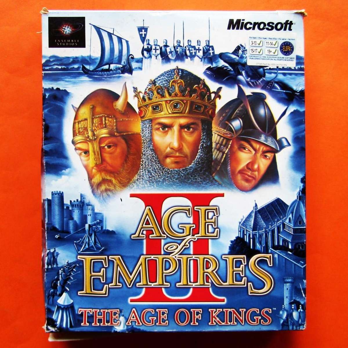 Age of Empires II - Big Box Microsoft PC Game (1999)