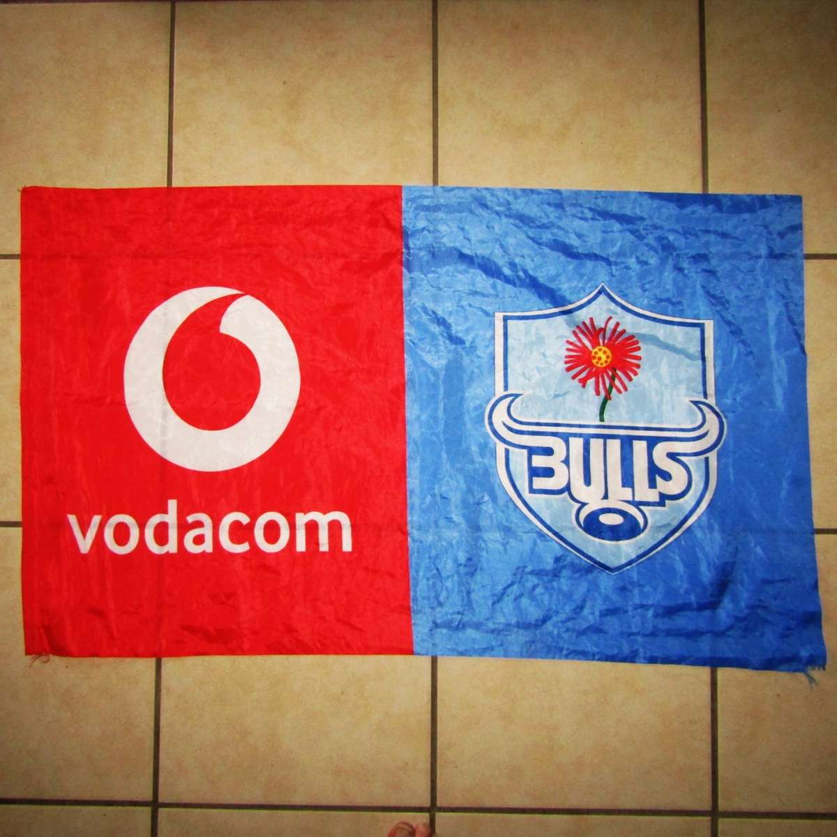 Old Vodacom Bulls Rugby Flag