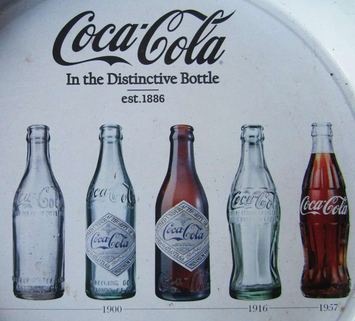 2013 Coca Cola Metal Bar Tray
