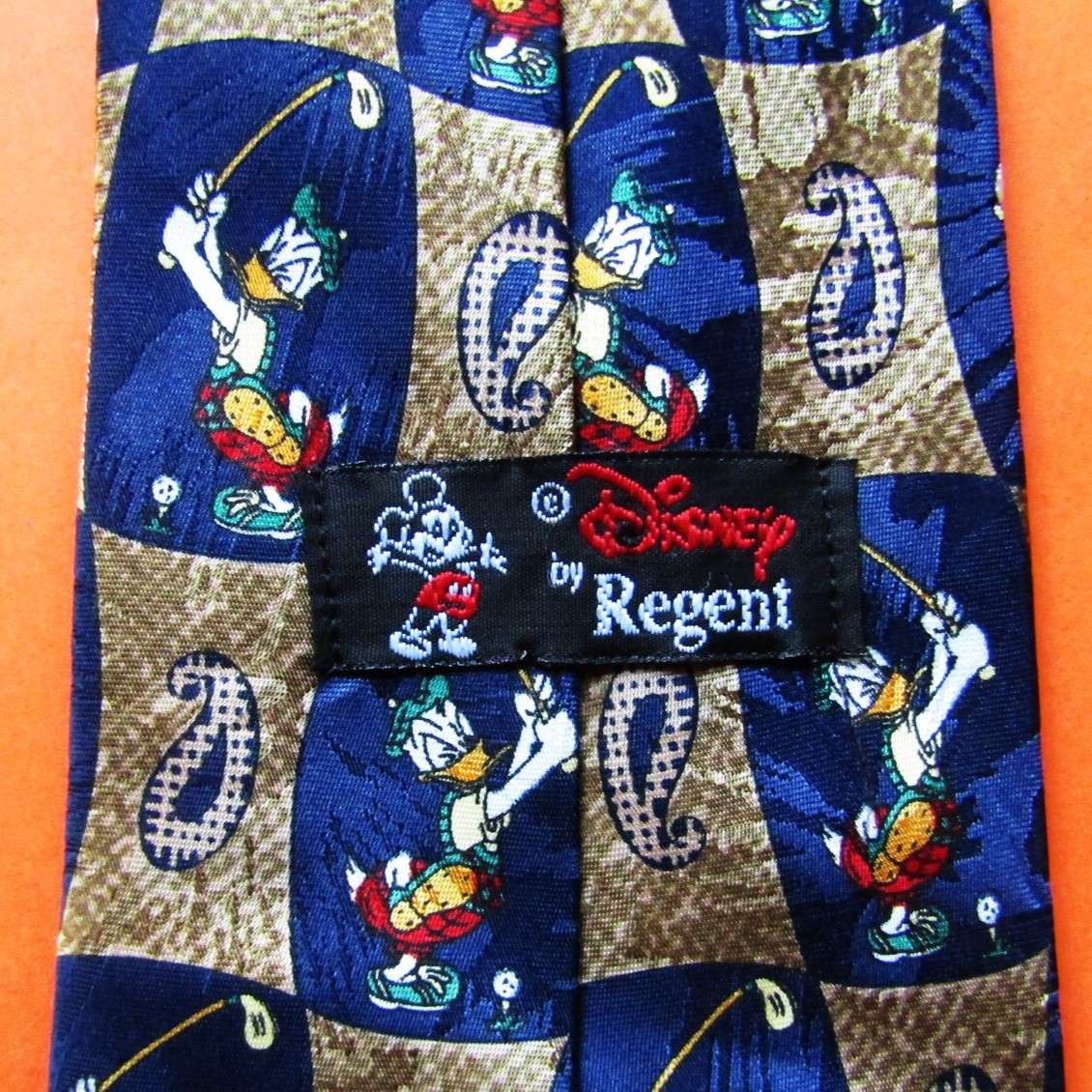 Old Disney Donald Duck Cartoon Neck Tie