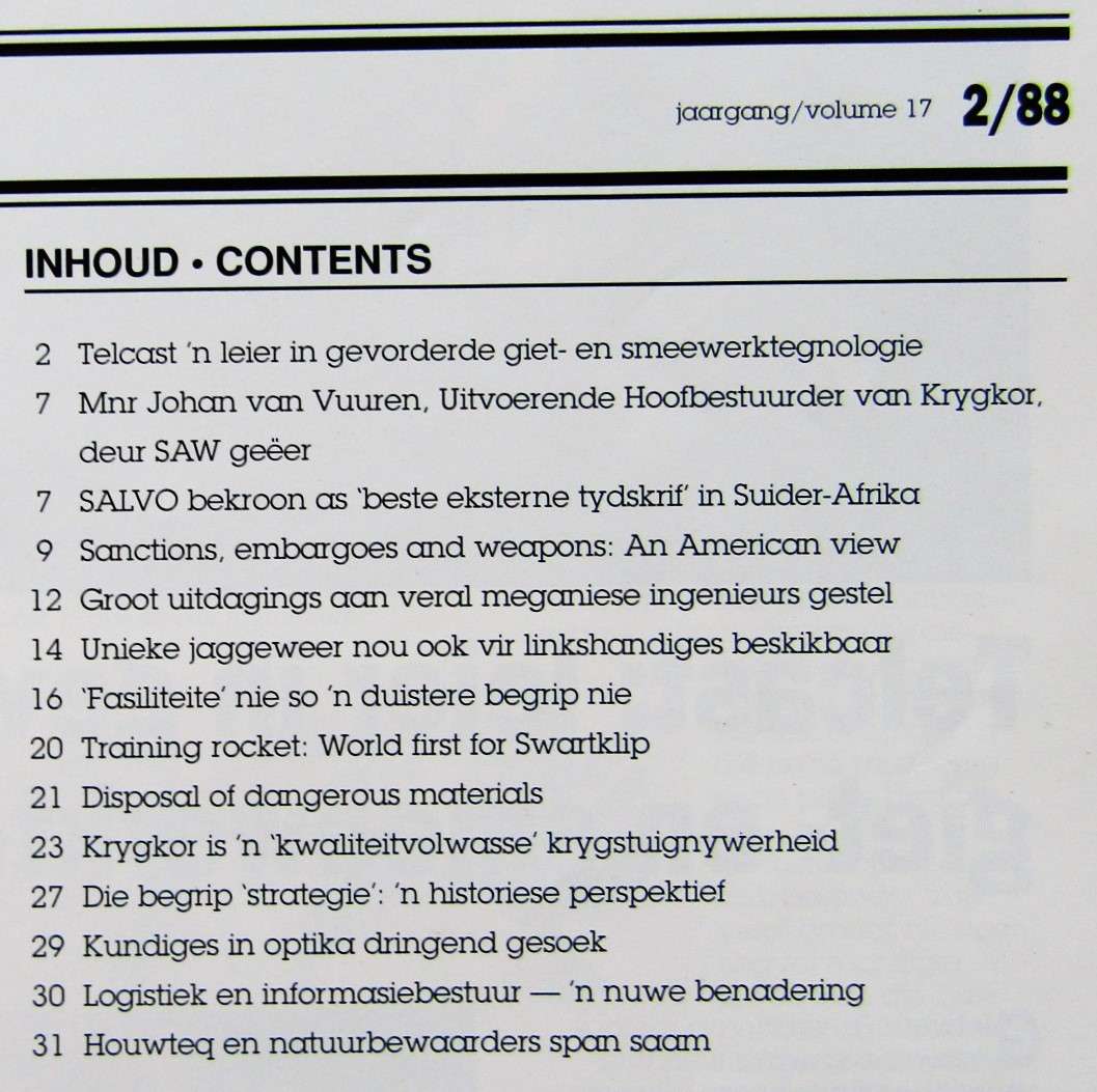 1988 Krygkor Salvo Magazine