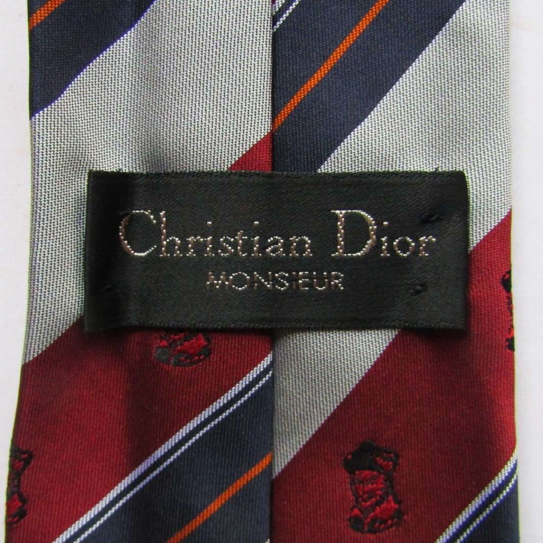 Richelieu Brandy Neck Tie by Christian Dior