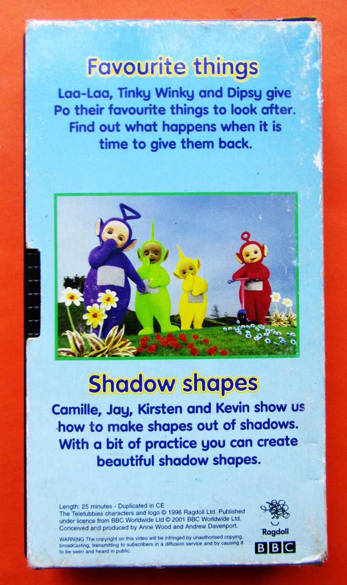 Teletubbies Favourite Things - VHS Video Tape (2001)