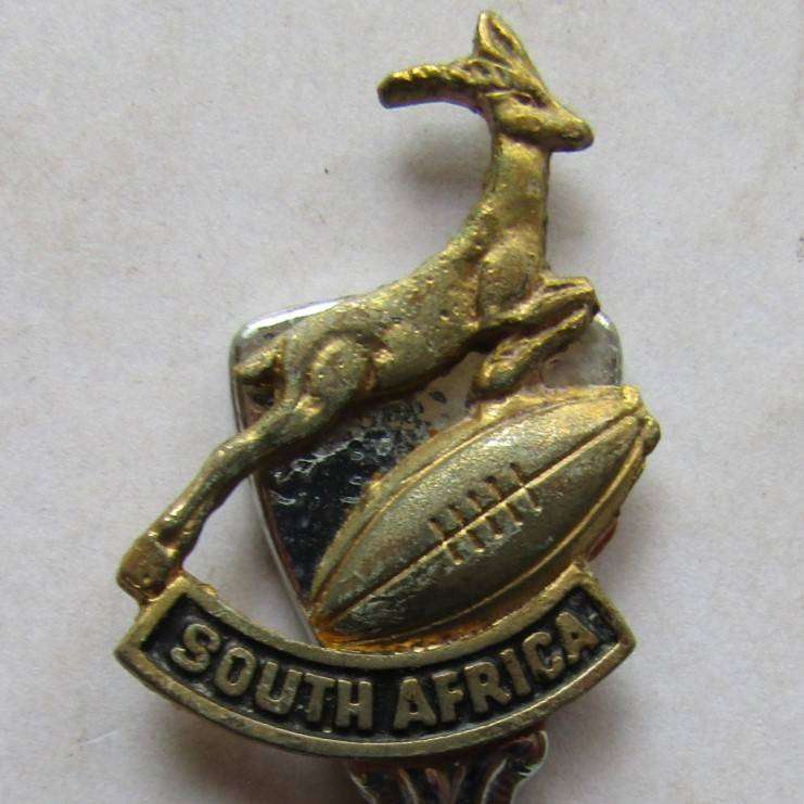 Old Springbok Rugby Crested Spoon
