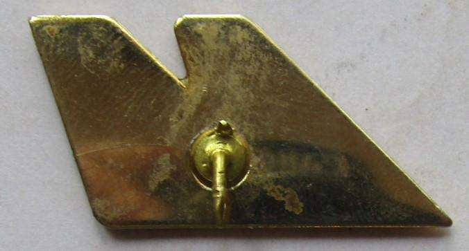 Old Lufthansa and SAA Airways Flying Springbok Pin Badge