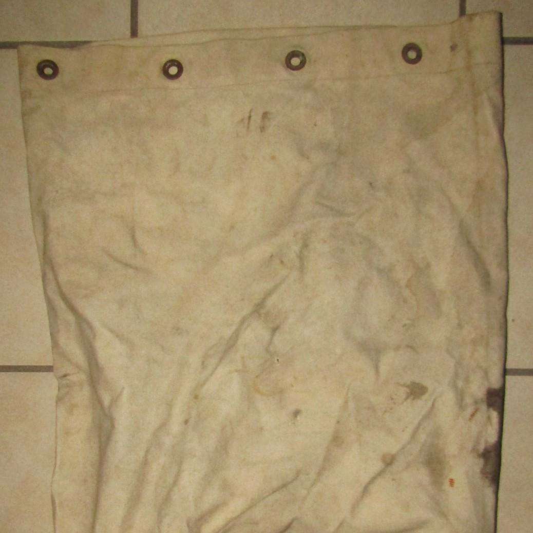 Old Military Kit Bag with SAR Railways Luggage Tag