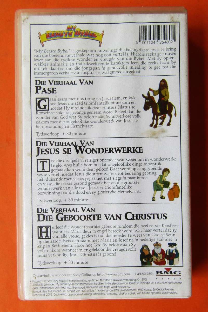 Die Verhaal van Pase  - My Eerste Bybel - VHS Video Tape (1995)