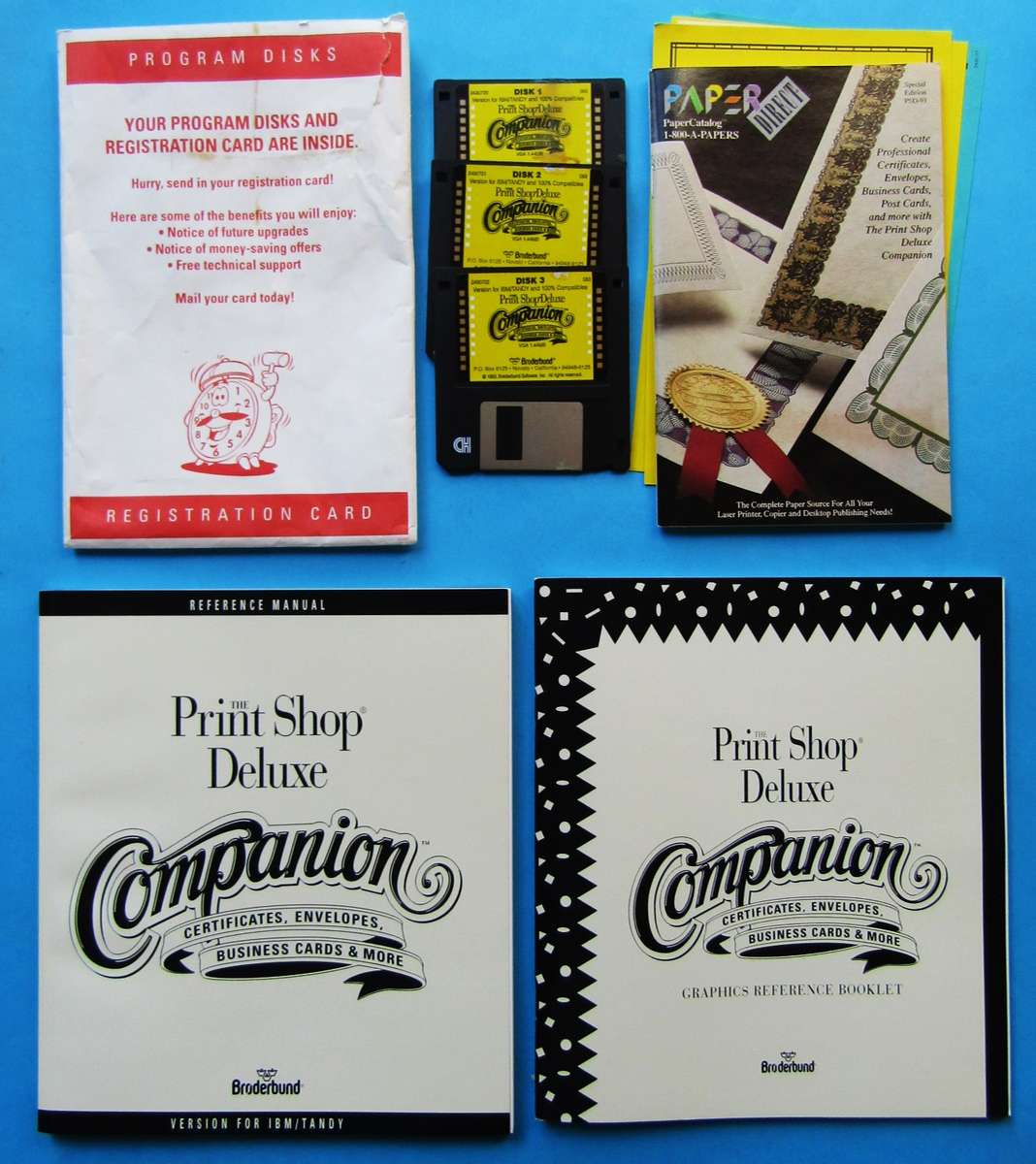 Print Shop Deluxe Companion - Software Program (1993)