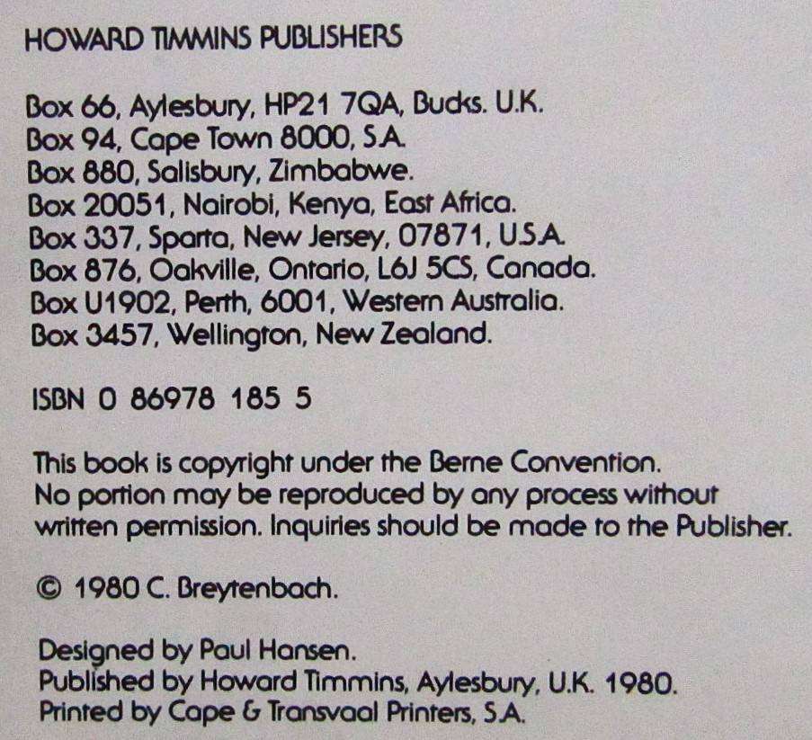 Savimbi's Angola - Hardcover Book (1980)