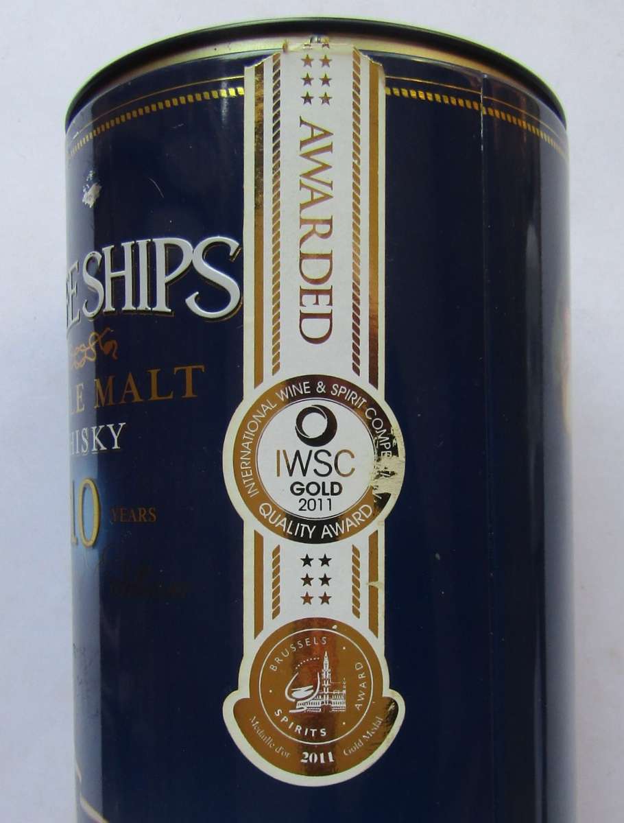 Old Three Ships Limited Edition 10 Year Whisky Tin