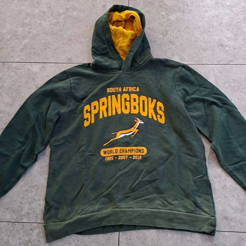 2019 World Champions Springbok Rugby Hooded Top - Large Size