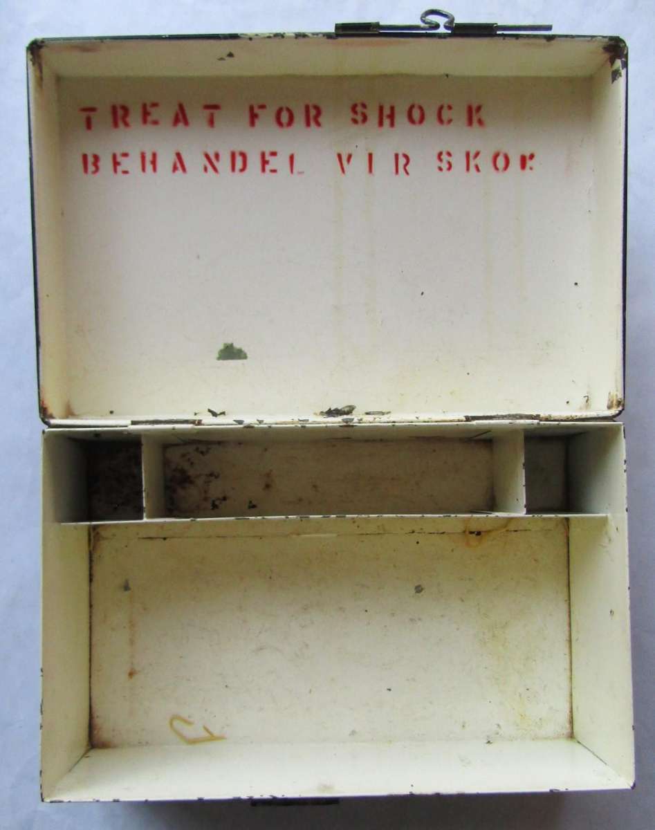 Old SAR Railways Metal First Aid Case
